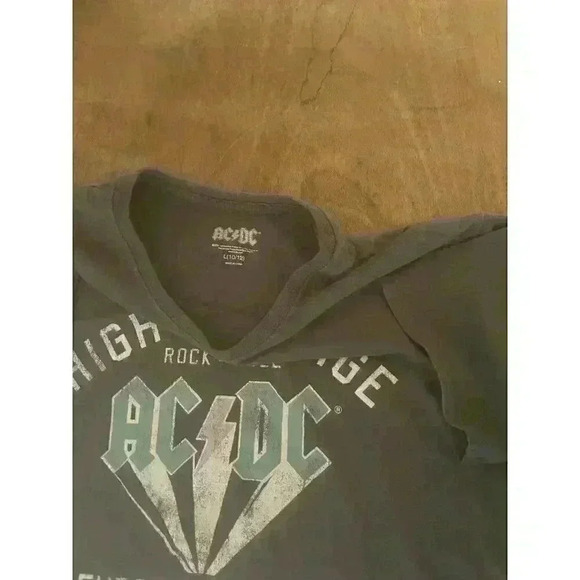 Girls Grey Retro Style AC/DC High‎ Voltage Concert T-Shirt 10/12 - Picture 4 of 7